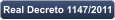 Real Decreto 1147/2011