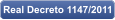 Real Decreto 1147/2011